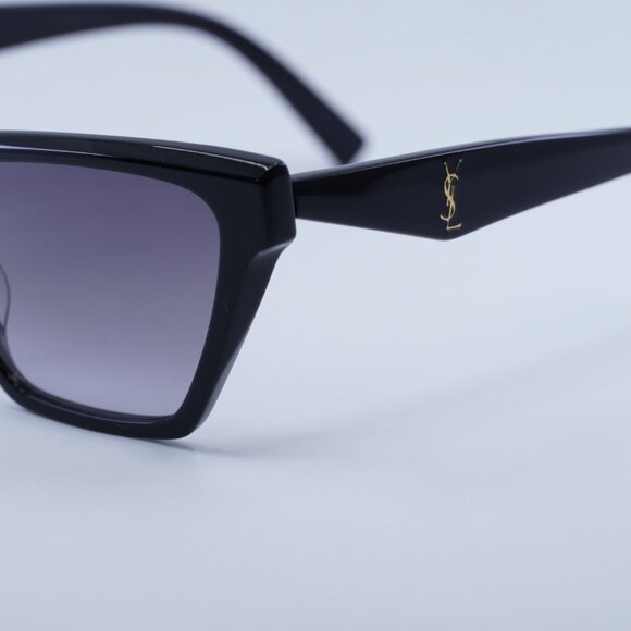?️ New Saint Laurent SLM103 001 Sunglasses - Black Frame, Grey Lenses main image 4